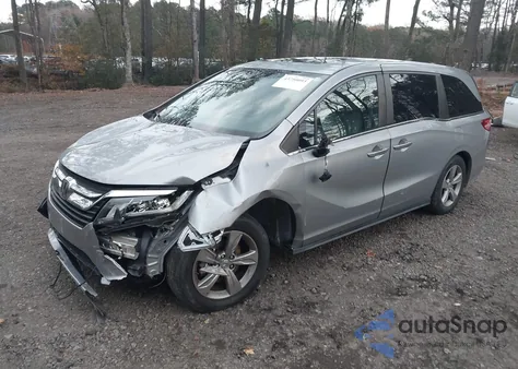 2018 Honda Odyssey Ex-L из США, поврежденный, VIN 5FNRL6H76JB018797